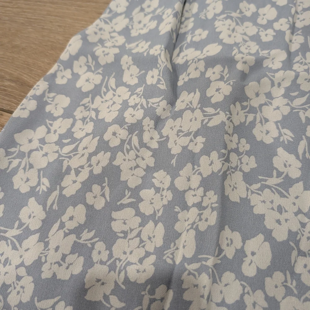 Reformation Blue Floral Smocked Dress - Picture 3 of 3